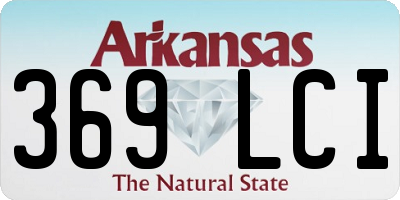 AR license plate 369LCI