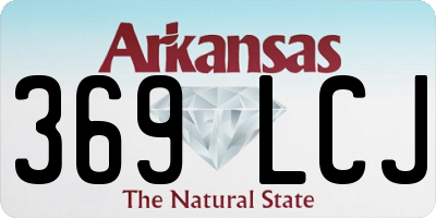 AR license plate 369LCJ