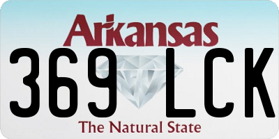 AR license plate 369LCK