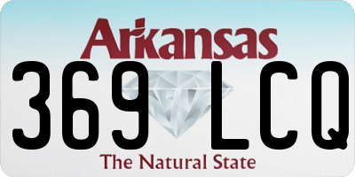 AR license plate 369LCQ