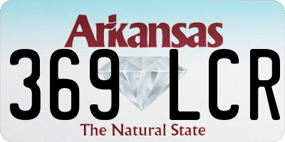 AR license plate 369LCR