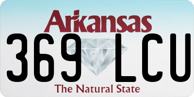 AR license plate 369LCU