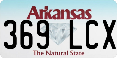 AR license plate 369LCX