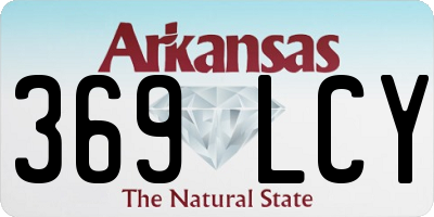 AR license plate 369LCY