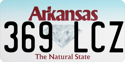 AR license plate 369LCZ