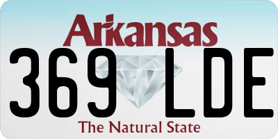 AR license plate 369LDE