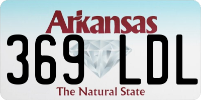 AR license plate 369LDL