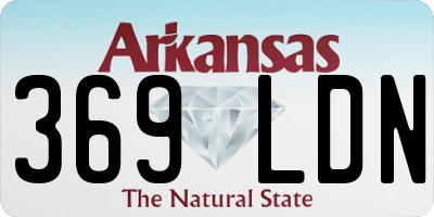 AR license plate 369LDN