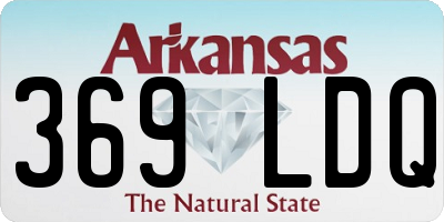 AR license plate 369LDQ