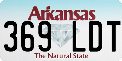 AR license plate 369LDT