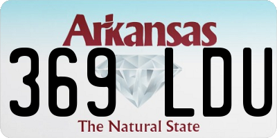AR license plate 369LDU