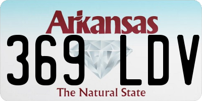 AR license plate 369LDV