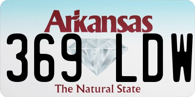 AR license plate 369LDW