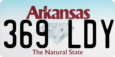 AR license plate 369LDY