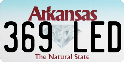 AR license plate 369LED