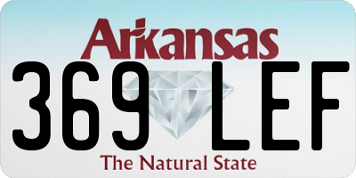 AR license plate 369LEF