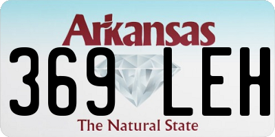 AR license plate 369LEH