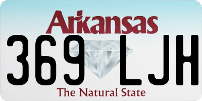 AR license plate 369LJH