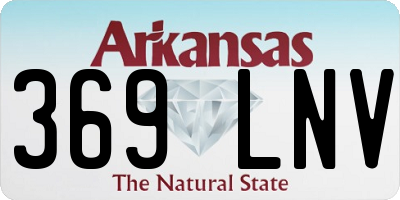 AR license plate 369LNV