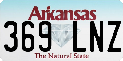 AR license plate 369LNZ