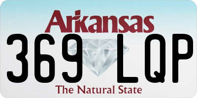 AR license plate 369LQP