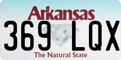AR license plate 369LQX