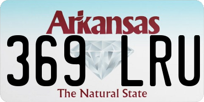 AR license plate 369LRU
