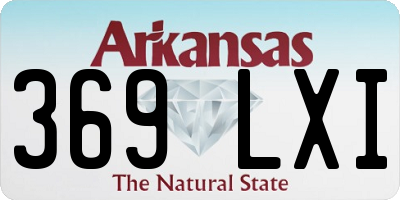 AR license plate 369LXI