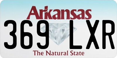 AR license plate 369LXR