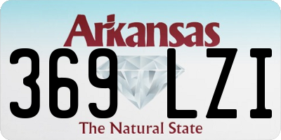 AR license plate 369LZI