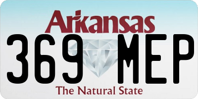 AR license plate 369MEP