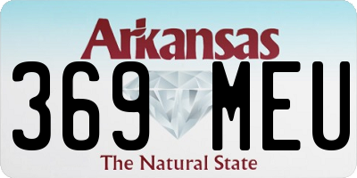 AR license plate 369MEU