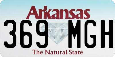 AR license plate 369MGH
