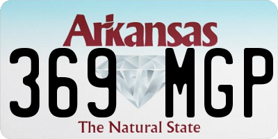 AR license plate 369MGP