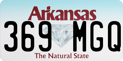 AR license plate 369MGQ