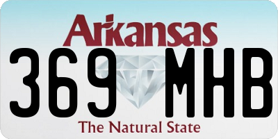 AR license plate 369MHB