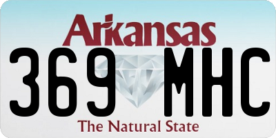 AR license plate 369MHC