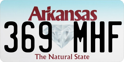 AR license plate 369MHF