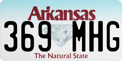 AR license plate 369MHG