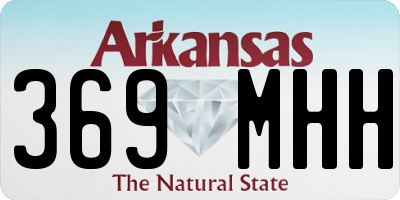 AR license plate 369MHH