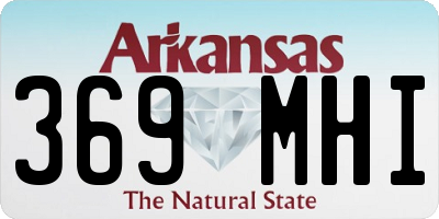 AR license plate 369MHI