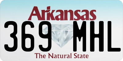 AR license plate 369MHL