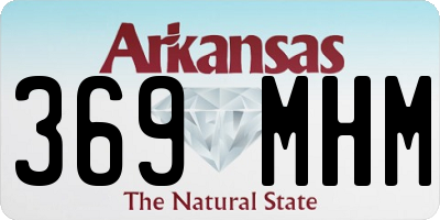 AR license plate 369MHM