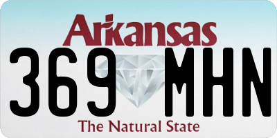 AR license plate 369MHN