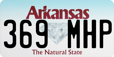 AR license plate 369MHP