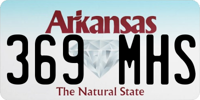 AR license plate 369MHS