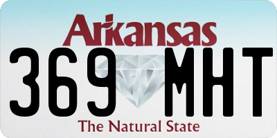 AR license plate 369MHT