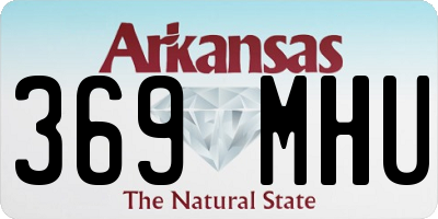 AR license plate 369MHU