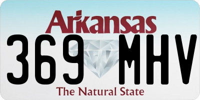 AR license plate 369MHV