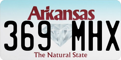 AR license plate 369MHX